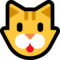 Cat Face emoji on Microsoft